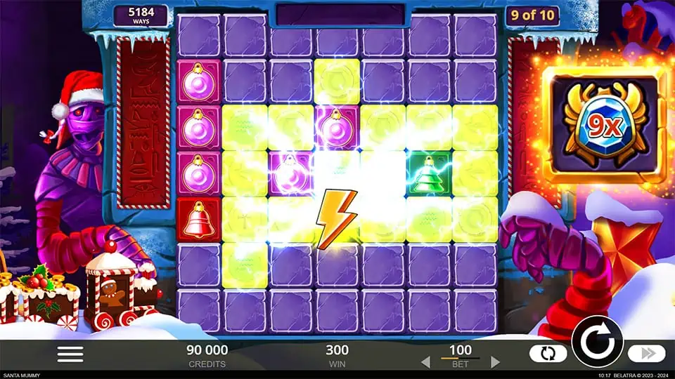 Santa  Mummy slots game from Belatra