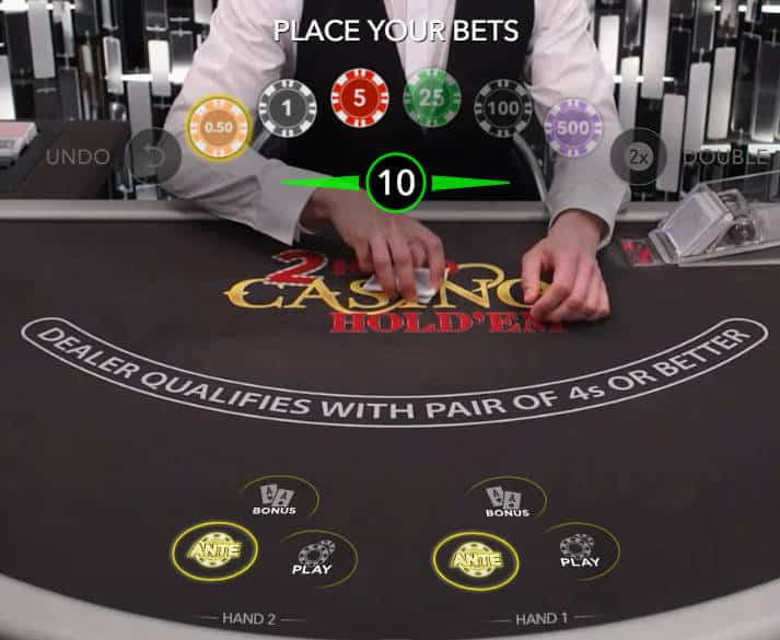 2 Hand Casino Hold'emのレビュー